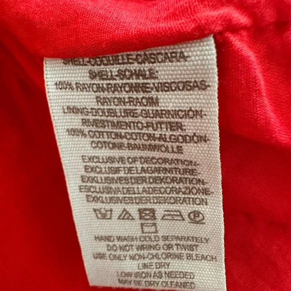 Free People red long sleeve open back floral embroidery mini dress size small. - Picture 14 of 15